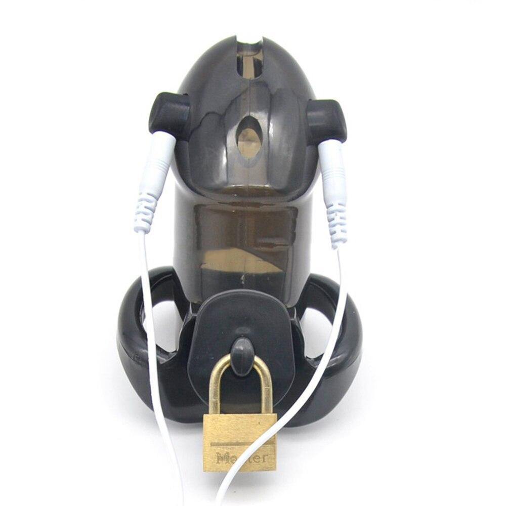 Elektrischer Peniskäfig Mann - Holy Trainer G2 Black - Peniskäfig.de
