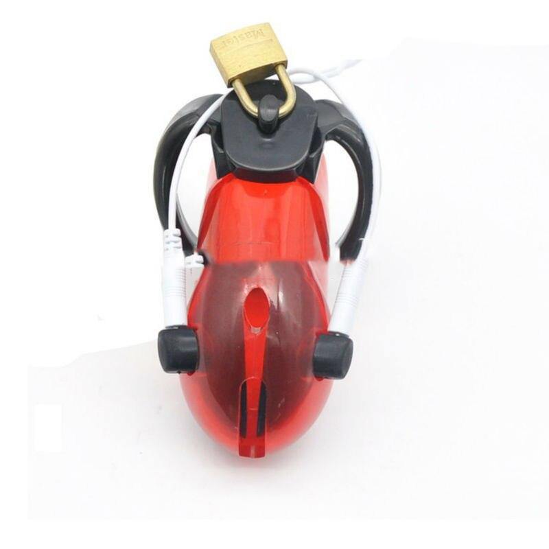 Elektrischer PKeuschheitskäfig Mann - Holy Trainer G2 Red - Peniskäfig.de