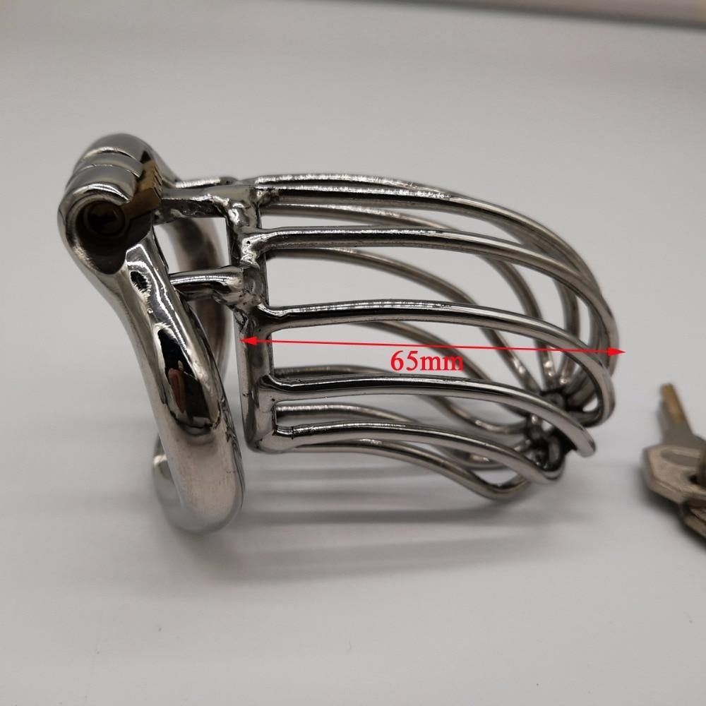 Metall-Keuschheitsäfig - The chrome ball L - Peniskäfig.de
