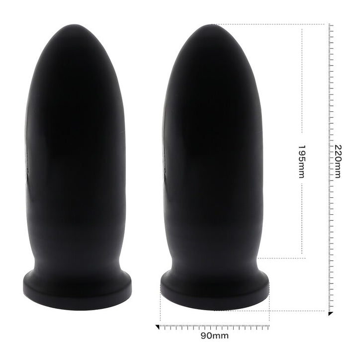 Silikon-Analplug 90mm - Keuschheitszubehör
