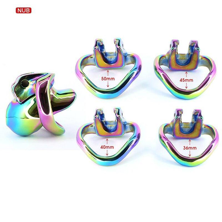 Metall peniskäfig Rainbow HT V3 Nub - Peniskäfig.de