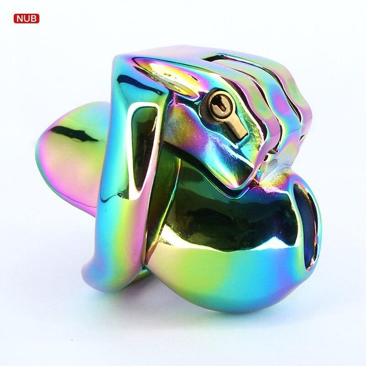 Metall peniskäfig Rainbow HT V3 Nub - Peniskäfig.de
