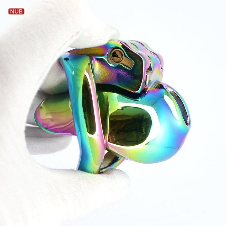 Metall peniskäfig Rainbow HT V3 Nub - Peniskäfig.de