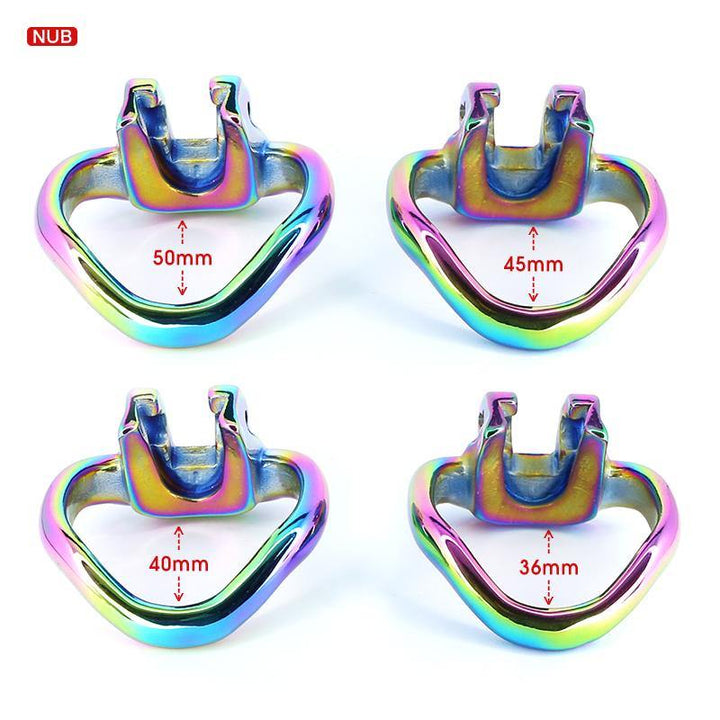 Metall peniskäfig Rainbow HT V3 Nub - Peniskäfig.de