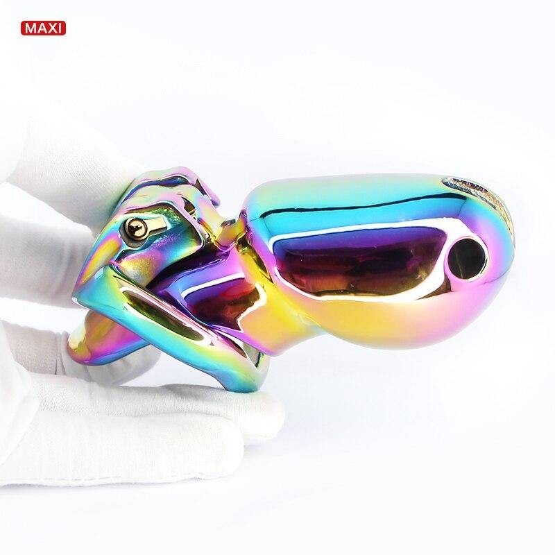 Keuscheitskäfig Rainbow HT V3 Maxi - Peniskäfig.de