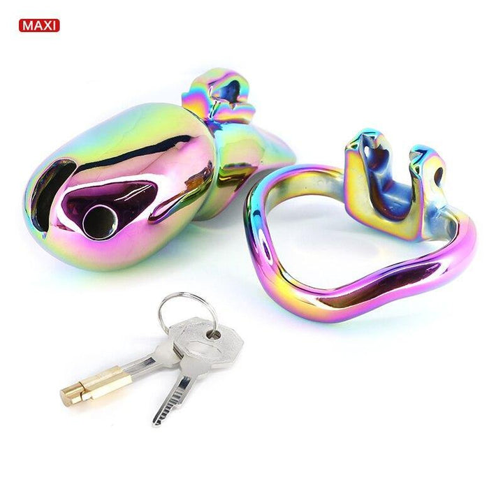 Keuscheitskäfig Rainbow HT V3 Maxi - Peniskäfig.de