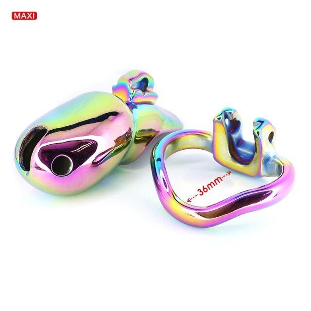 Keuscheitskäfig Rainbow HT V3 Maxi - Peniskäfig.de