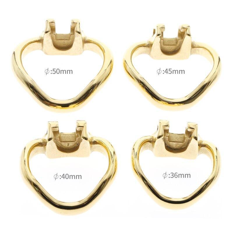 Gold HT V3 Zusatzringe für keuschheitskäfige - Peniskäfig.de
