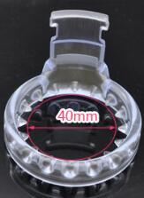 Fürst Albert Piercing Keuschheits-Käfig - PA 100 Transparent