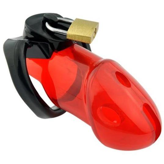 Peniskäfig Mann - Holy Trainer G2 Red - Peniskäfig.de