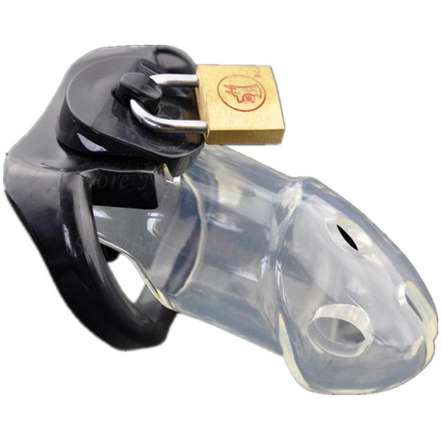 Keuschheitskäfig Mann - Holy Trainer G2 Transparent