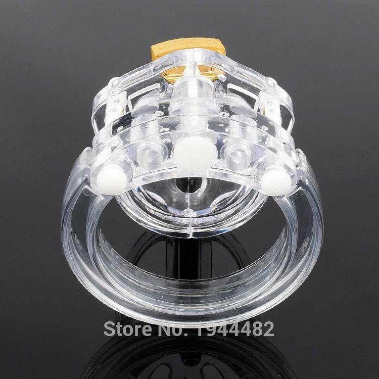 Plastik Peniskäfig Mann mit ureter-plug - GB 4000 - Peniskäfig.de
