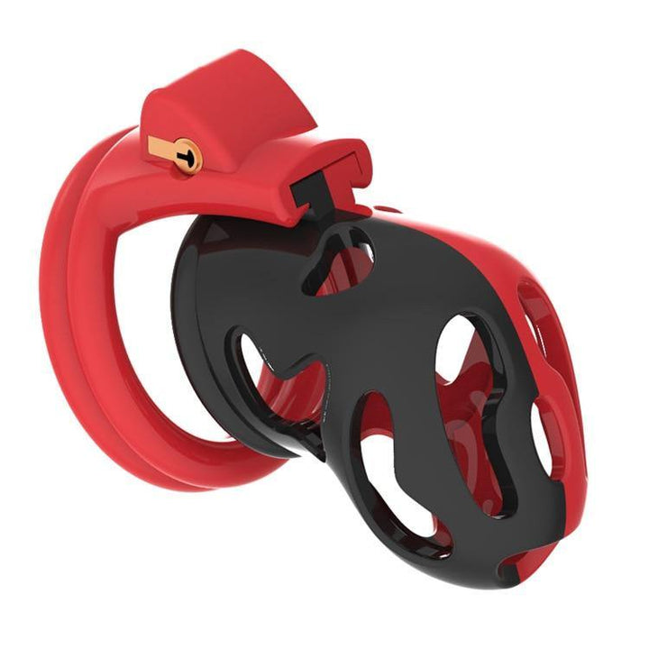 Plastik Peniskäfig Mann - Red fire - Peniskäfig.de