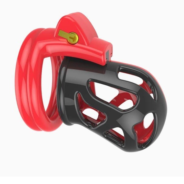 Plastik Peniskäfig Mann - Red thunder - Peniskäfig.de