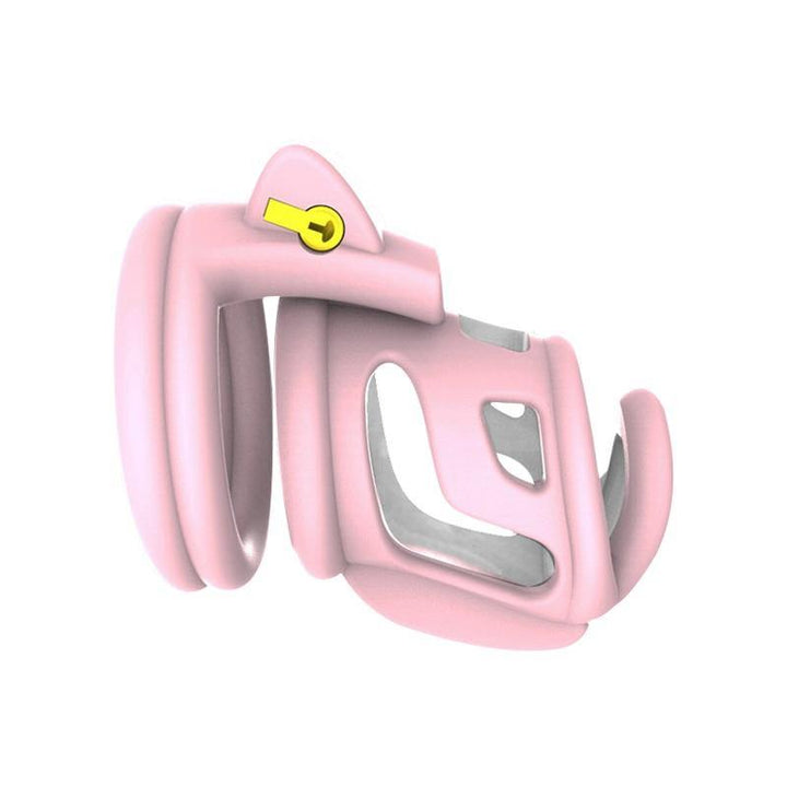 Plastik Keuschheitskäfig Mann - Pink Hole - Peniskäfig.de