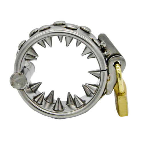 penisring mit spikes Penisring 'Spikes' mit Harnröhrenplug | Metall-Cockringe | Cock-Rings |  Fetisch & SM-Bedarf main image 0